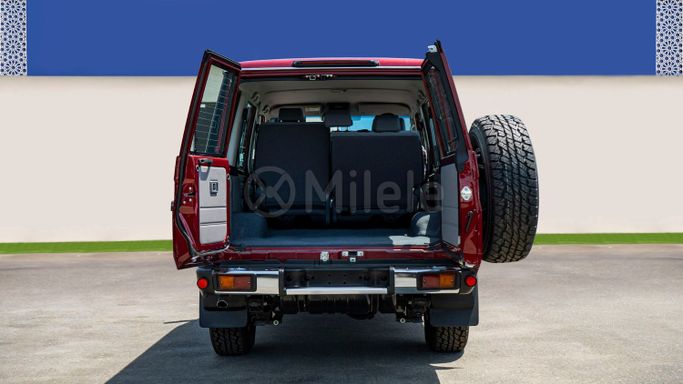 New Toyota Land Cruiser 70 Series Facelift 2, 2.8 l, 2025 in Dubai by Milele, Red color. Other | AUTO.AE
