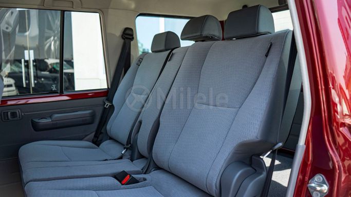 New Toyota Land Cruiser 70 Series Facelift 2, 2.8 l, 2025 in Dubai by Milele, Red color. Other | AUTO.AE