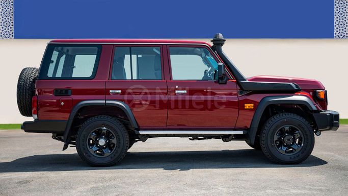 New Toyota Land Cruiser 70 Series Facelift 2, 2.8 l, 2025 in Dubai by Milele, Red color. Other | AUTO.AE