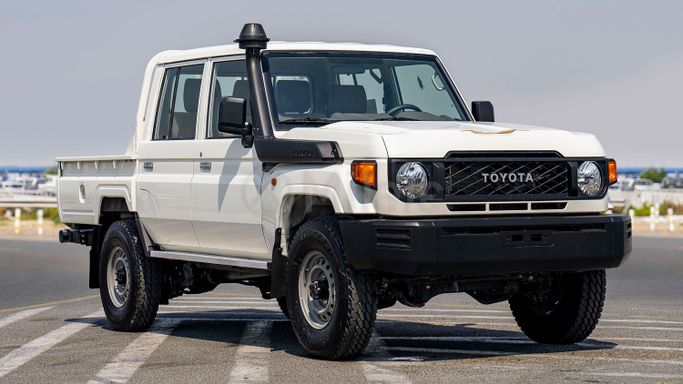 New Toyota Land Cruiser 70 Series Facelift 2, 2.8 l, 2024 in Dubai by Milele, White color. Other | AUTO.AE