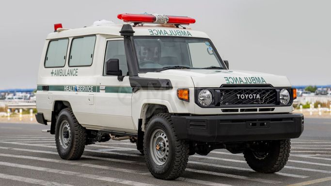 New Toyota Land Cruiser 70 Series Facelift 2, 4.5 l, 2024 in Dubai by Milele, White color. Other | AUTO.AE