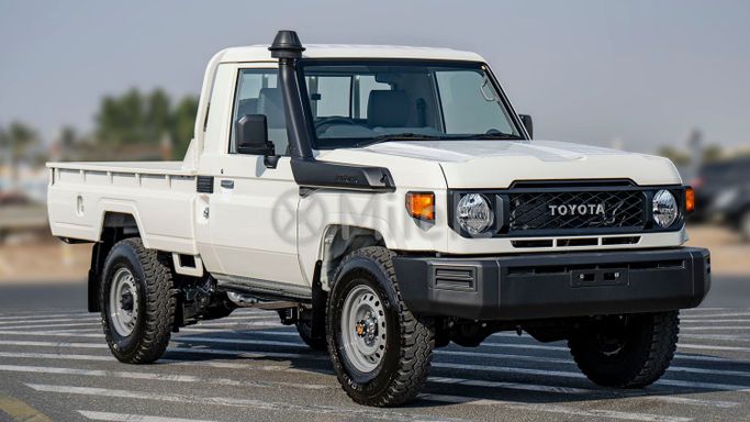 New Toyota Land Cruiser 70 Series Facelift 2, 4.5 l, 2025 in Dubai by Milele, White color. Other | AUTO.AE