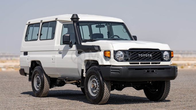 New Toyota Land Cruiser 70 Series Facelift 2, 4.5 l, 2025 in Dubai by Milele, White color. Other | AUTO.AE