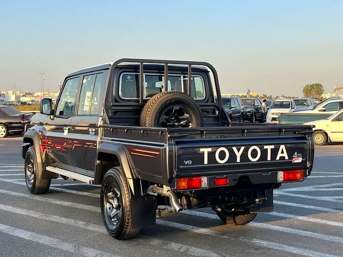 New Toyota Land Cruiser 70 Series Facelift 2, 4.5 l, 2024 in Dubai by We Can Motors, Grey color. GCC Specs | AUTO.AE