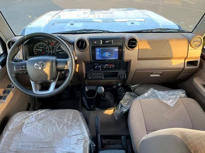 New Toyota Land Cruiser 70 Series Facelift 2, 4.5 l, 2024 in Dubai by We Can Motors, Grey color. GCC Specs | AUTO.AE