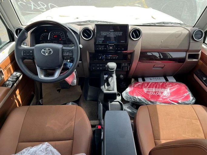 New Toyota Land Cruiser 70 Series Facelift 2, 2.8 l, 2025 in Dubai by We Can Motors, White color. GCC Specs | AUTO.AE