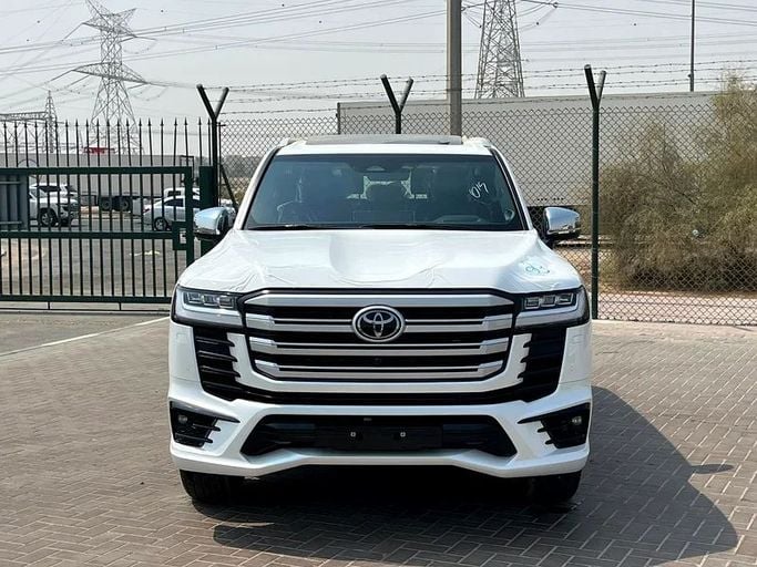 New Toyota Land Cruiser 300 Series, 3.4 l, 2025 in Dubai by We Can Motors, White color. GCC Specs | AUTO.AE