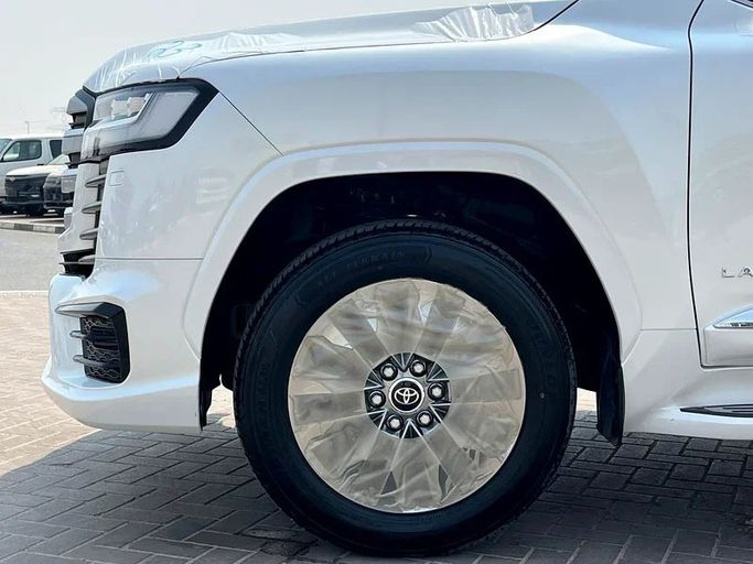 New Toyota Land Cruiser 300 Series, 3.4 l, 2025 in Dubai by We Can Motors, White color. GCC Specs | AUTO.AE