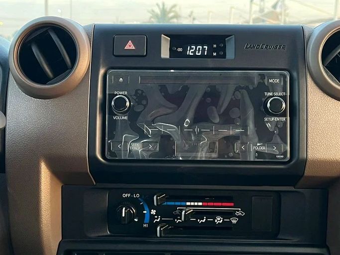 New Toyota Land Cruiser 70 Series Facelift 2, 4.5 l, 2024 in Dubai by We Can Motors, White color. GCC Specs | AUTO.AE