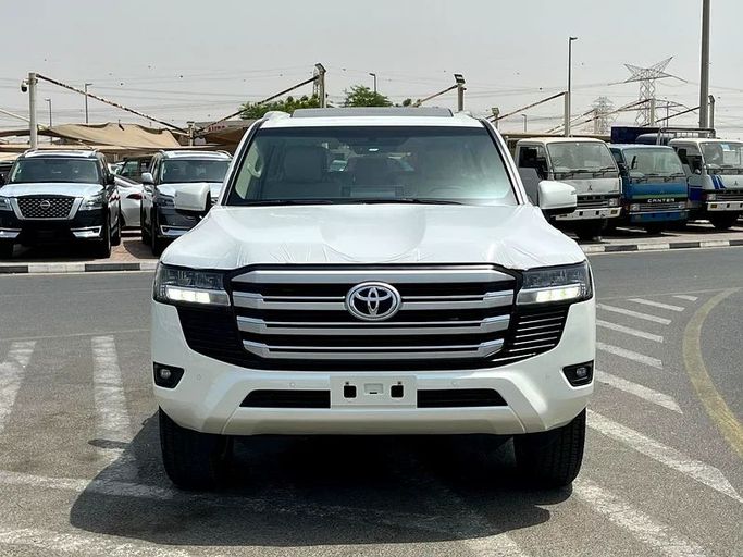 New Toyota Land Cruiser 300 Series, 4.0 l, 2025 in Dubai by We Can Motors, White color. GCC Specs | AUTO.AE