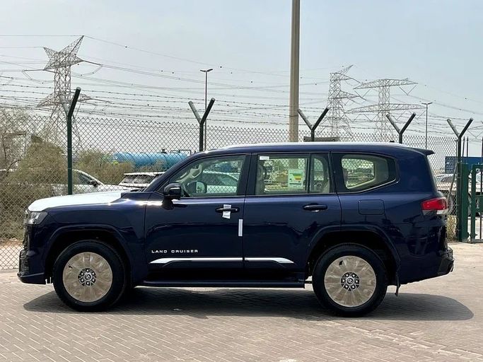 New Toyota Land Cruiser 300 Series, 3.4 l, 2024 in Dubai by We Can Motors, Blue color. GCC Specs | AUTO.AE