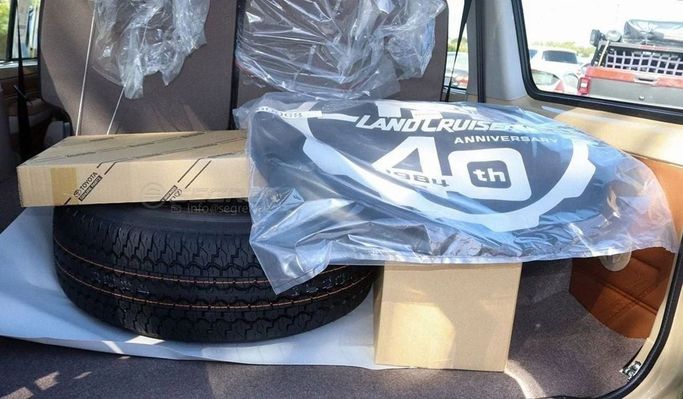 New Toyota Land Cruiser 70 Series Facelift 2, 4.0 l, 2025 in Dubai by Segrex Auto, Beige color. GCC Specs | AUTO.AE