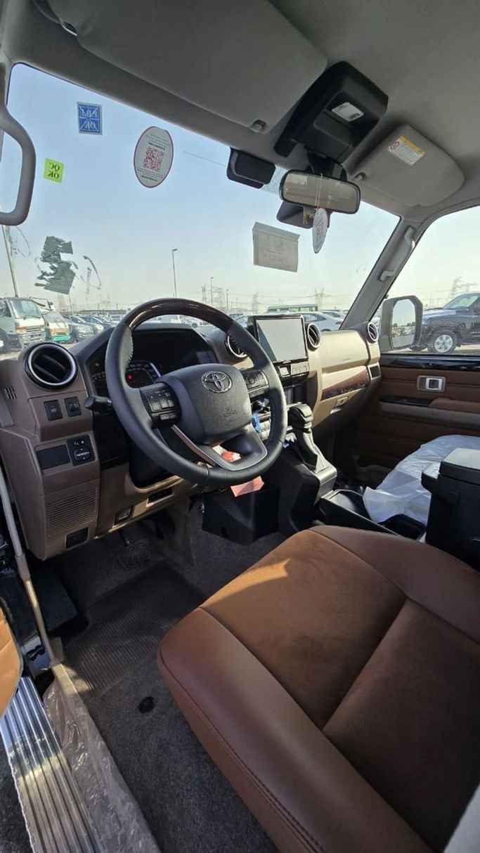 New Toyota Land Cruiser 70 Series Facelift 2, 4.0 l, 2025 in Dubai by World Center Motors FZE, Black color. GCC Specs | AUTO.AE