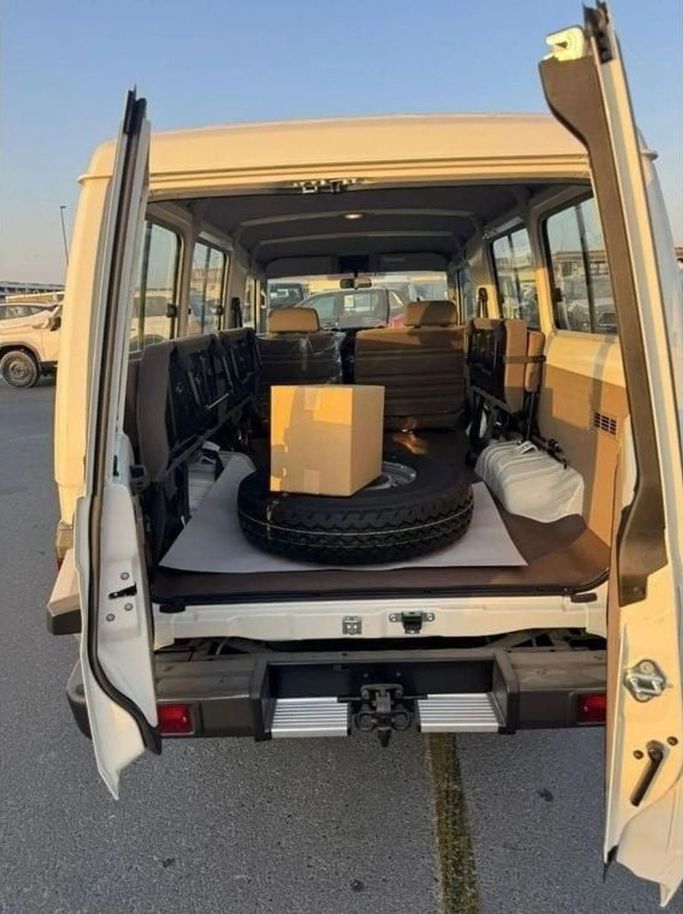 New Toyota Land Cruiser 70 Series Facelift 2, 2.8 l, 2025 in Dubai by Al Rawnaq Motors , White color. GCC Specs | AUTO.AE