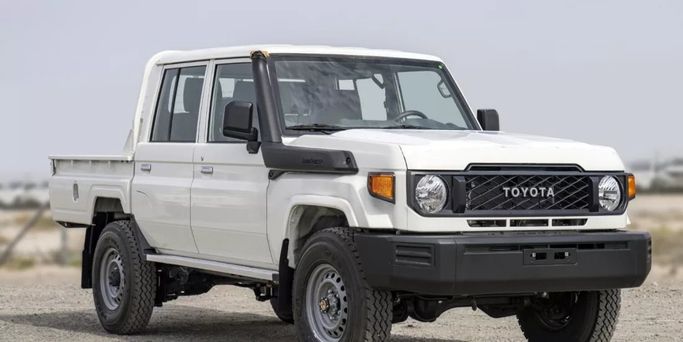 New Toyota Land Cruiser 70 Series Facelift 2, 4.2 l, 2024 in Dubai by Bonnke Cars FZE, White color. Other | AUTO.AE | Listing #230112