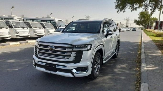New Toyota Land Cruiser 300 Series, 3.4 l, 2024 in Dubai by Central Motors, White color.  | AUTO.AE