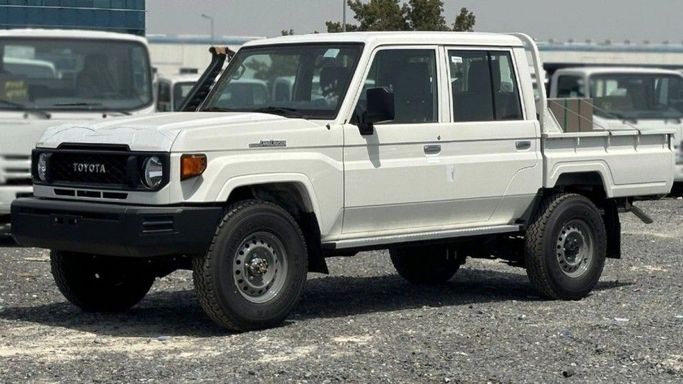 New Toyota Land Cruiser 70 Series Facelift 2, 4.2 l, 2025 in Dubai by TARGET MOTORS FZE, White color. Other | AUTO.AE