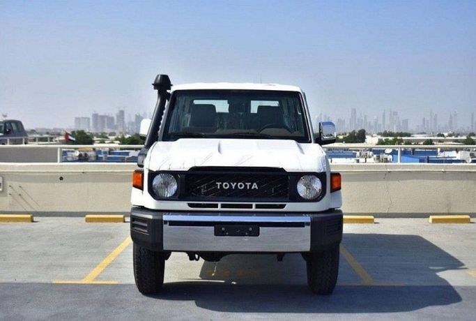 New Toyota Land Cruiser 70 Series Facelift 2, 4.5 l, 2024 in Dubai by TARGET MOTORS FZE, White color. Other | AUTO.AE
