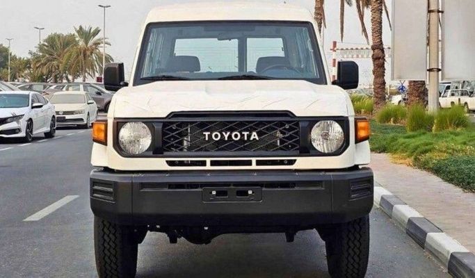 New Toyota Land Cruiser 70 Series Facelift 2, 4.2 l, 2024 in Dubai by TARGET MOTORS FZE, White color. Other | AUTO.AE