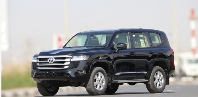 New Toyota Land Cruiser 300 Series, 4.0 l, 2025 in Dubai by Global Motors, Black color. GCC Specs | AUTO.AE