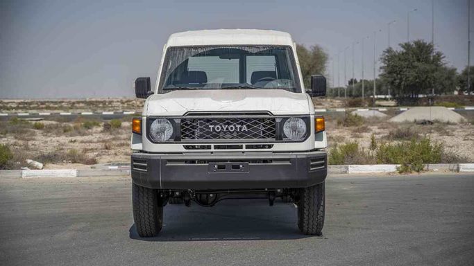 New Toyota Land Cruiser 70 Series Facelift 2, 4.0 l, 2026 in Dubai by Auto Vision LLC, White color.  | AUTO.AE