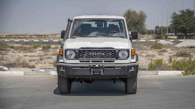 New Toyota Land Cruiser 70 Series Facelift 2, 2.8 l, 2026 in Dubai by Auto Vision LLC, White color.  | AUTO.AE