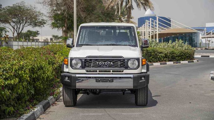 New Toyota Land Cruiser 70 Series Facelift 2, 2.8 l, 2026 in Dubai by Auto Vision LLC, White color.  | AUTO.AE