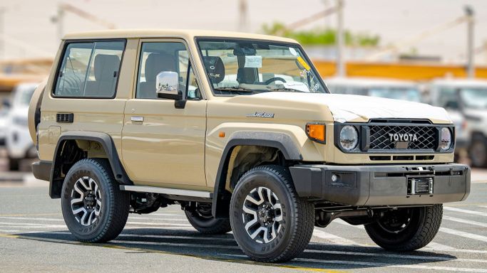 Новый Toyota Land Cruiser 70 Series Рестайлинг 2, 4.0 л, 2026 в Дубае от CGM Auto Светло-коричневый цвет.  | AUTO.AE | Объявление #252550