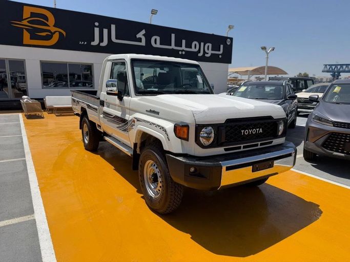 New Toyota Land Cruiser 70 Series Facelift 2, 2.8 l, 2026 in Dubai by Bormela Cars, White color. GCC Specs | AUTO.AE | Listing #260590