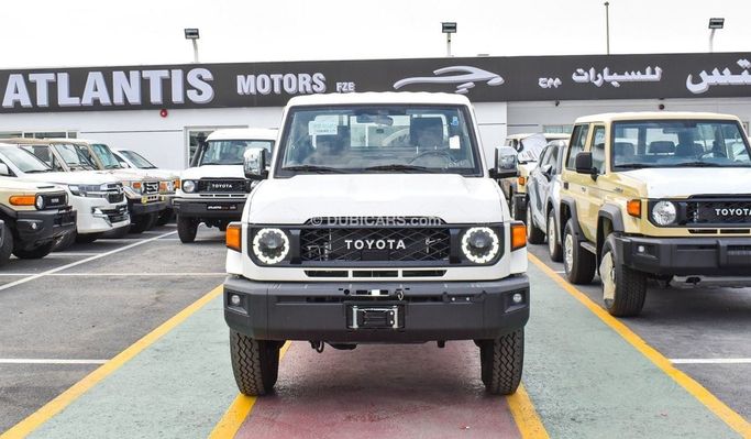 جديدة Toyota Land Cruiser 70 Series 70 Series Facelift 2, 2.8 l, 2024 في في دبي من Atlantis Motors FZE، اللون أبيض. مواصفات الخليج | AUTO.AE | إعلان #266464