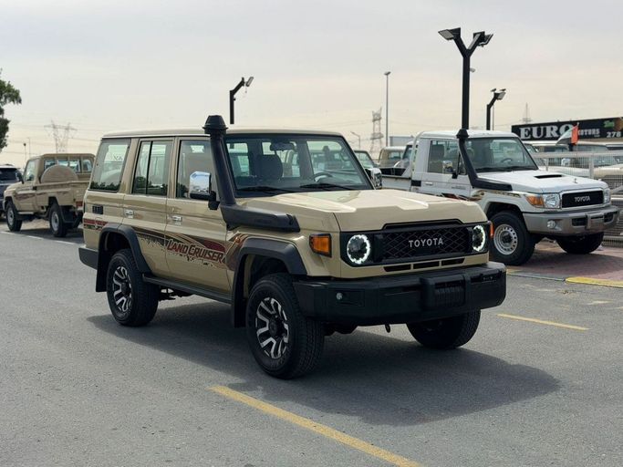 New Toyota Land Cruiser 70 Series Facelift 2, 4.0 l, 2026 in Dubai by Atlantis Motors FZE, Beige color. GCC Specs | AUTO.AE | Listing #266635