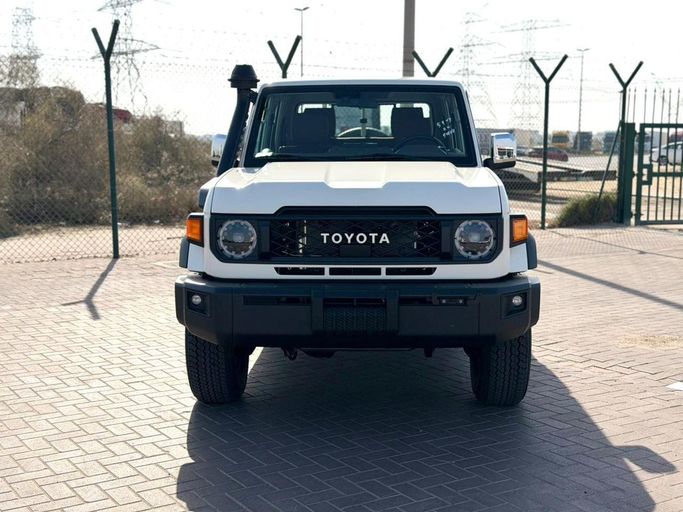 New Toyota Land Cruiser 70 Series Facelift 2, 4.0 l, 2026 in Dubai by Atlantis Motors FZE, White color. GCC Specs | AUTO.AE | Listing #266650