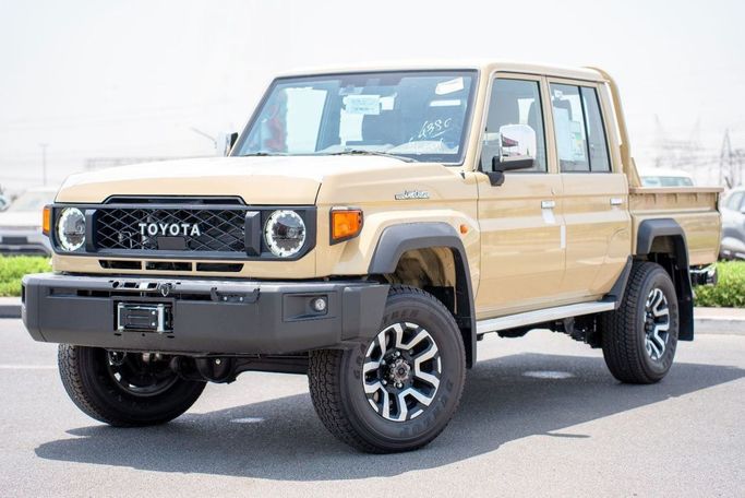 New Toyota Land Cruiser 70 Series Facelift 2, 2.8 l, 2025 in Dubai by Hussein Ghulam Motors FZCO, Beige color. GCC Specs | AUTO.AE | Listing #267811