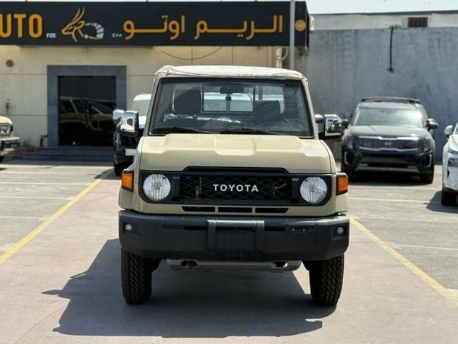 New Toyota Land Cruiser 70 Series Facelift 2, 4.0 l, 2024 in Dubai by AL REEM AUTO, Beige color. GCC Specs | AUTO.AE | Listing #269092