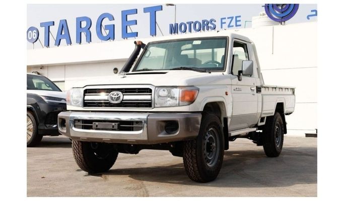 New Toyota Land Cruiser 70 Series Facelift 2, 4.2 l, 2023 in Dubai by TARGET MOTORS FZE, White color. Other | AUTO.AE | Listing #269953