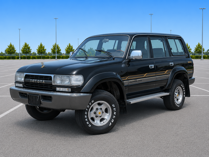 Подержанный Toyota Land Cruiser 80 Series, 4.5 л, 1994 в Дубае от Golden Century Motors Zhongdong Trading FZE Черный цвет. GCC | AUTO.AE | Объявление #273596