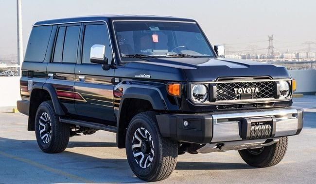 جديدة Toyota Land Cruiser 70 Series 70 Series Facelift 2, 4.0 l, 2025 في في الإمارات, دبي من GT MOTORS، اللون أسود. مواصفات الخليج | AUTO.AE | إعلان #274671