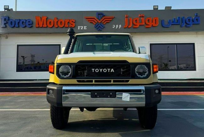 جديدة Toyota Land Cruiser 70 Series 70 Series Facelift 2, 2.8 l, 2026 في في الإمارات, دبي من FORCE MOTORS FZE، اللون بيج. مواصفات الخليج | AUTO.AE | إعلان #278538