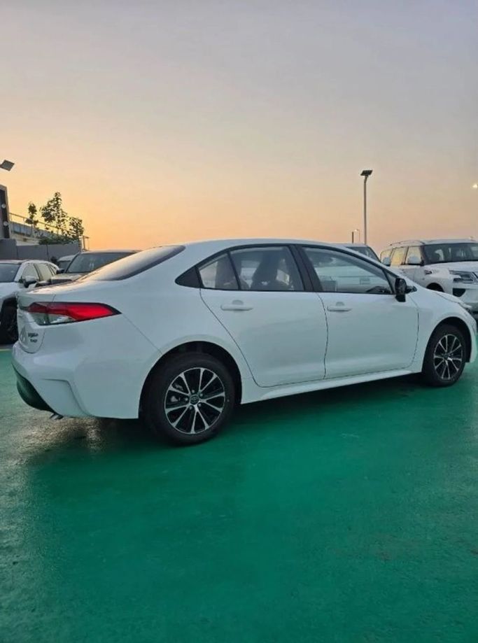 New Toyota Levin XII (E210) Facelift, 1.2 l, 2025 in Dubai by Mohamed Hakim Motors, White color. Chinese Specs | AUTO.AE