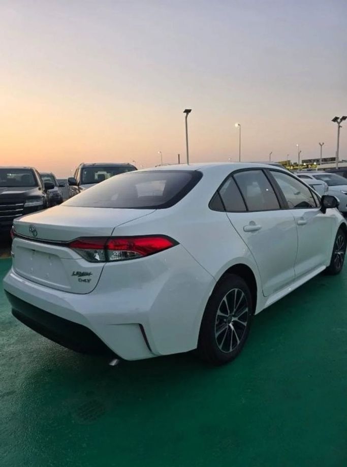 New Toyota Levin XII (E210) Facelift, 1.2 l, 2025 in Dubai by Mohamed Hakim Motors, White color. Chinese Specs | AUTO.AE