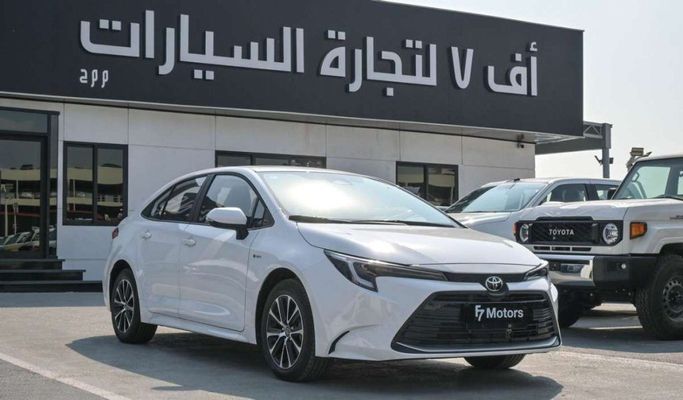 New Toyota Levin XII (E210) Facelift, 1.8 l, 2024 in Dubai by F7 Motors, White color. Other | AUTO.AE