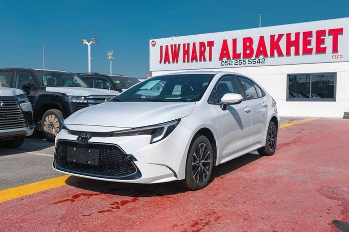 New Toyota Levin XII (E210) Facelift, 1.2 l, 2023 in Dubai by Albakheet Motors, White color. Chinese Specs | AUTO.AE