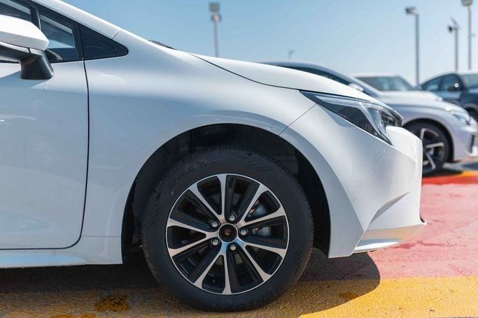 New Toyota Levin XII (E210) Facelift, 1.2 l, 2023 in Dubai by Albakheet Motors, White color. Chinese Specs | AUTO.AE