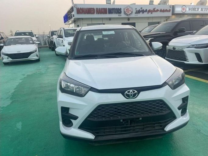 New Toyota Raize I, 1.0 l, 2023 in Dubai by Mohamed Hakim Motors, White color. GCC Specs | AUTO.AE
