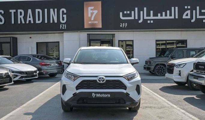 New Toyota RAV4 V (XA50), 2.5 l, 2024 in Dubai by F7 Motors, White color. GCC Specs | AUTO.AE
