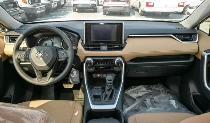 New Toyota RAV4 V (XA50), 2.5 l, 2024 in Dubai by F7 Motors, White color. GCC Specs | AUTO.AE