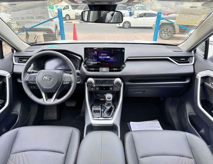 New Toyota RAV4 V (XA50), 2.5 l, 2024 in Dubai by SK Motors, White color. Chinese Specs | AUTO.AE