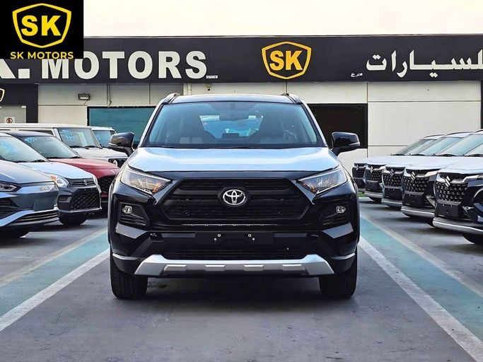 New Toyota RAV4 V (XA50), 2.5 l, 2025 in Dubai by SK Motors, Black color. GCC Specs | AUTO.AE