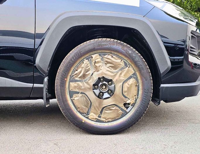 New Toyota RAV4 V (XA50), 2.5 l, 2025 in Dubai by SK Motors, Black color. GCC Specs | AUTO.AE