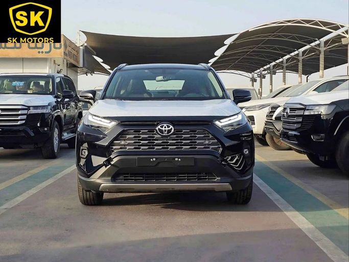 New Toyota RAV4 V (XA50), 2.5 l, 2025 in Dubai by SK Motors, Black color. GCC Specs | AUTO.AE